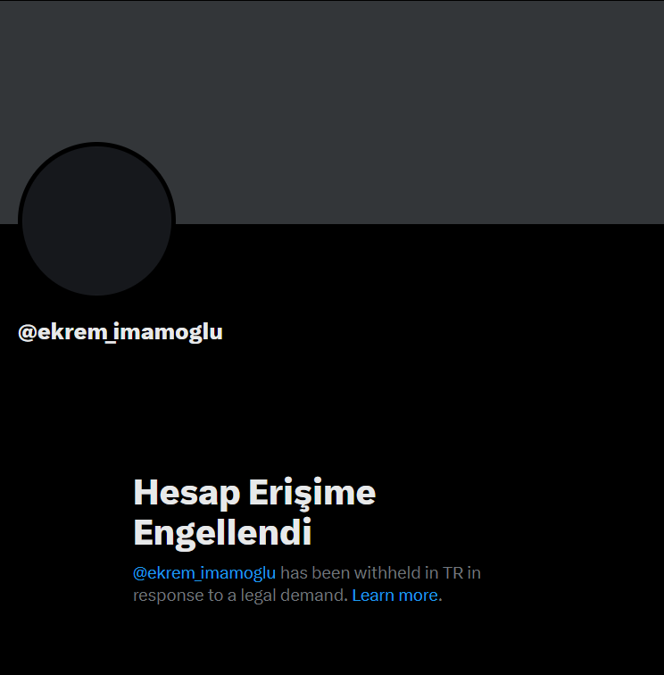 Ekrem İmamoğlu'nun X hesabına erişim engeli getirildi